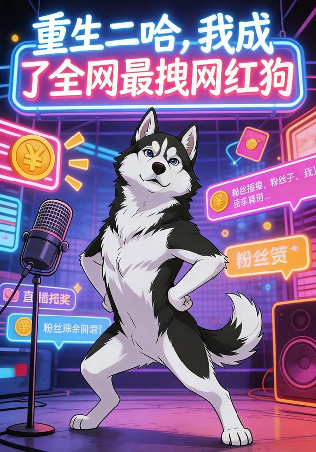 重生二哈，我成了全网最拽网红狗封面图