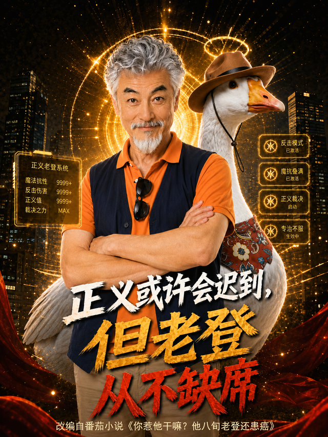 正义或许会迟到，但老登从不缺席