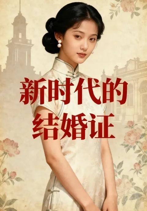 新时代的结婚证封面图