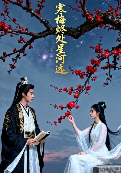 寒梅烬处星河远