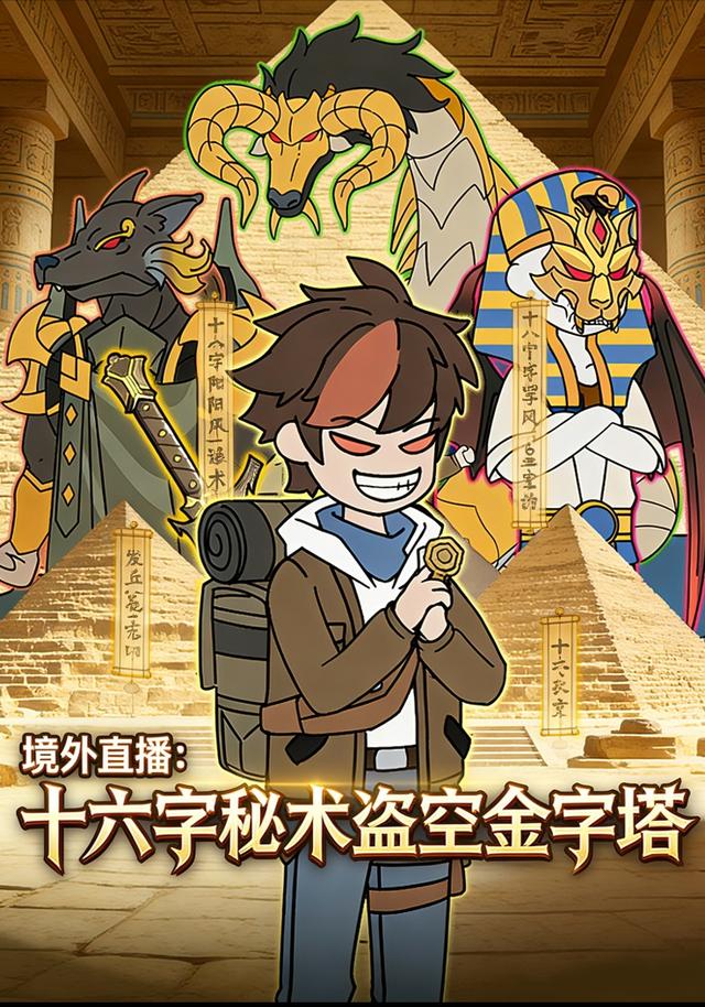 境外直播：十六字秘术盗空金字塔