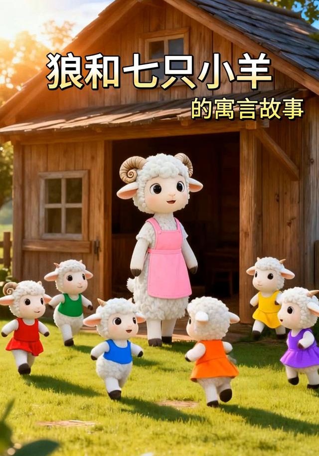 狼和七只小羊的寓言故事