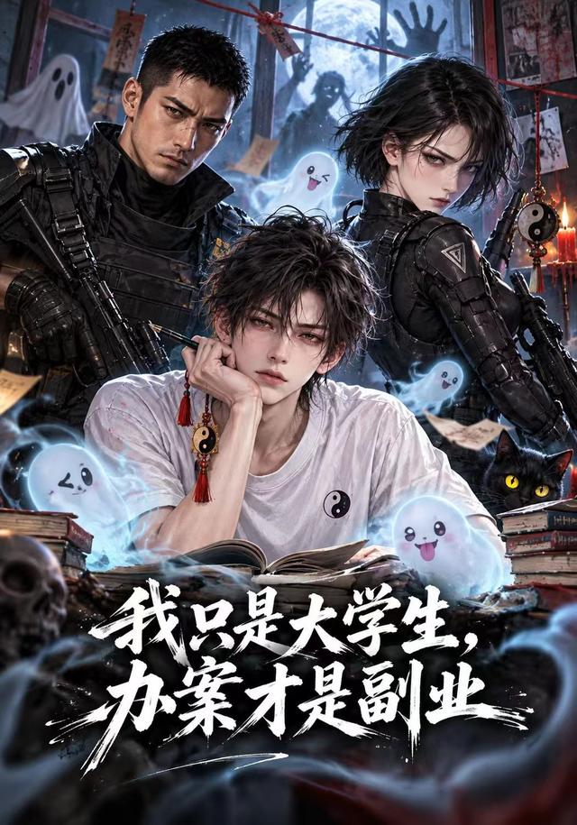 《我只是大学生，办案才是副业》作品海报