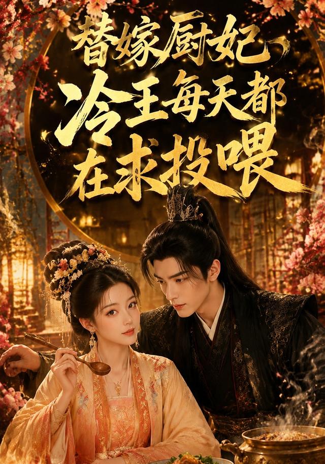 替嫁厨妃，冷王每天都在求投喂 cover