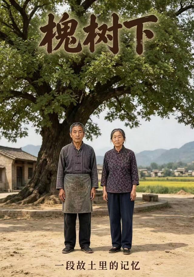 槐树下