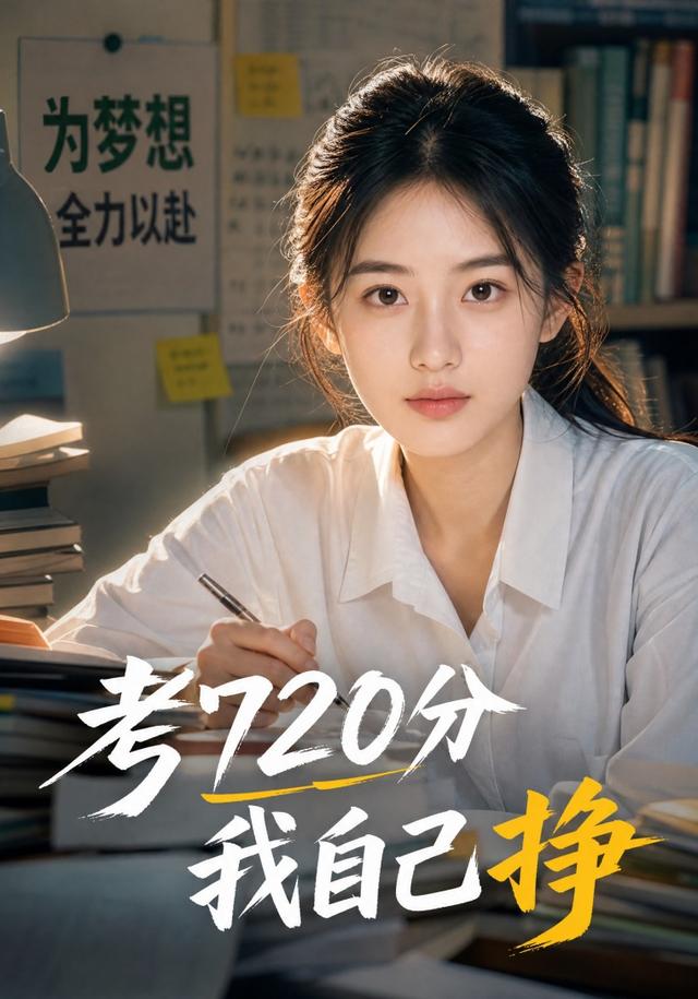 考720分，我自己挣 cover