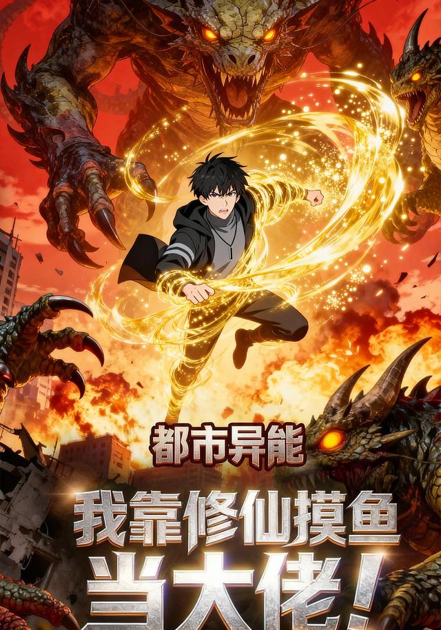 都市异能，我靠修仙摸鱼当大佬封面图