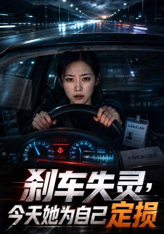 刹车失灵，今天她为自己定损 cover