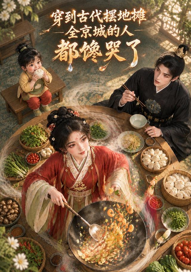 穿到古代摆地摊，全京城的人都馋哭了