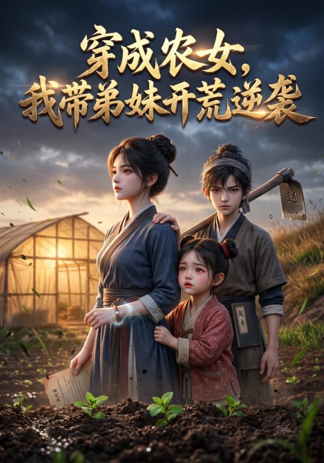 穿成农女，我带弟妹开荒逆袭 cover