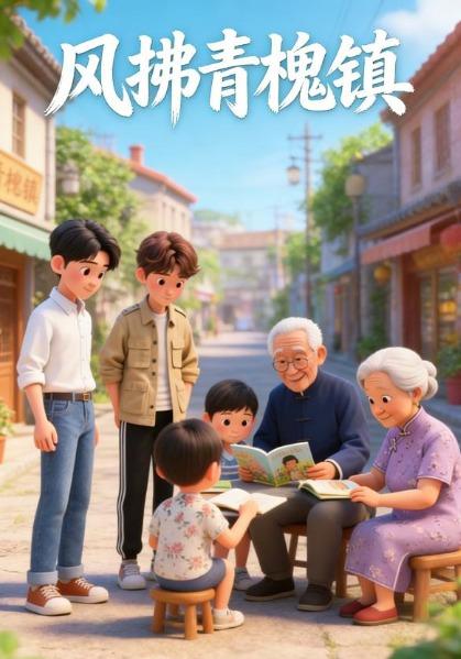 风拂青槐镇