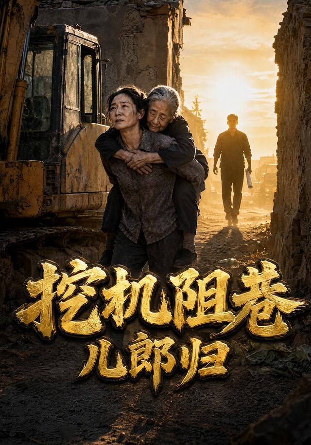 挖机阻巷儿郎归