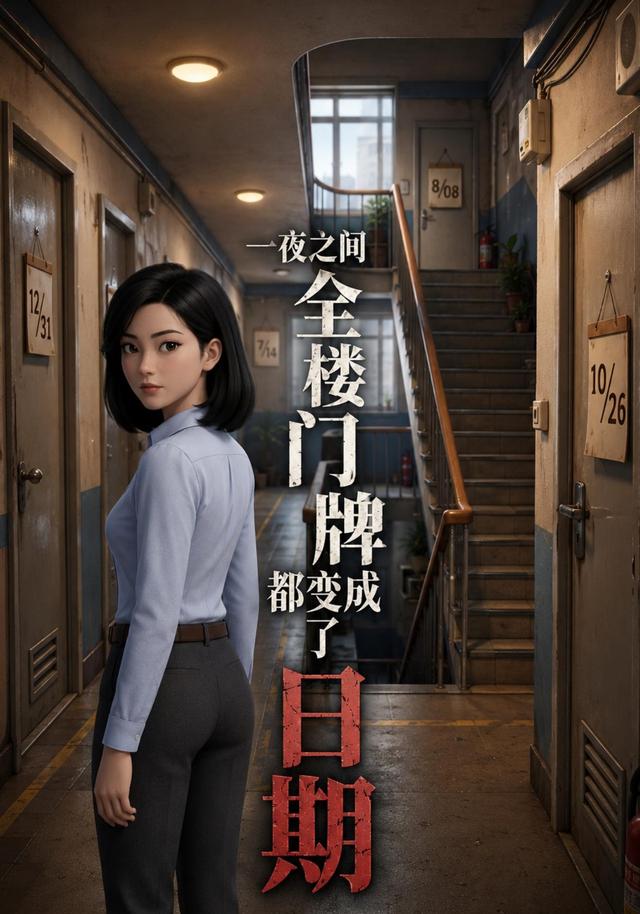 一夜之间全楼门牌都变成了日期