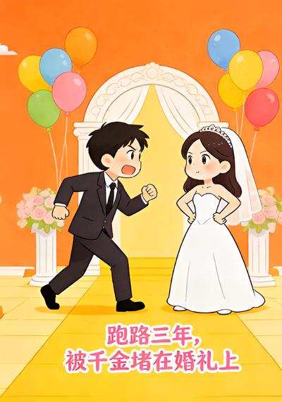 跑路三年，被千金堵在婚礼上