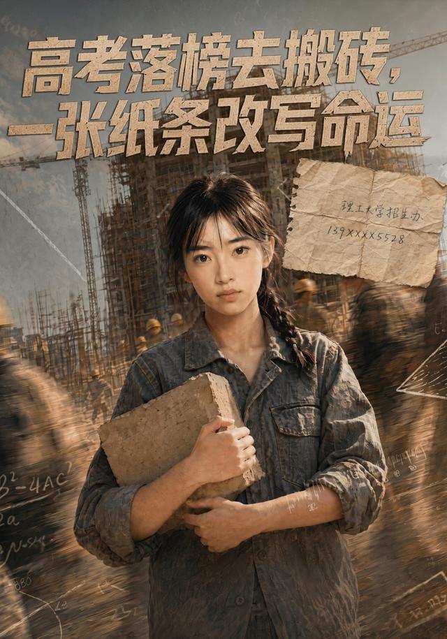 高考落榜去搬砖，一张纸条改写命运
