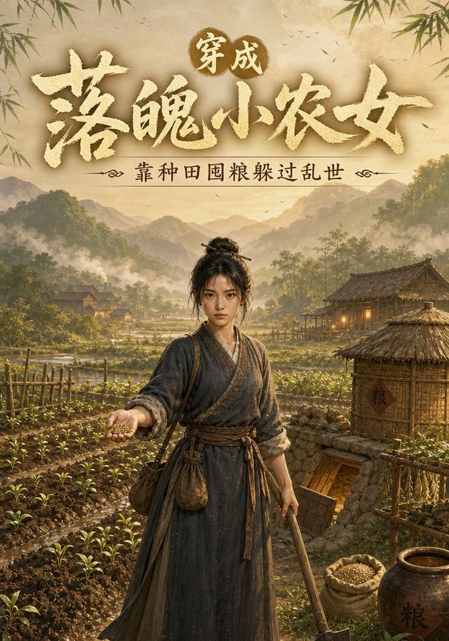 穿成落魄小农女，靠种田囤粮躲过乱世 cover