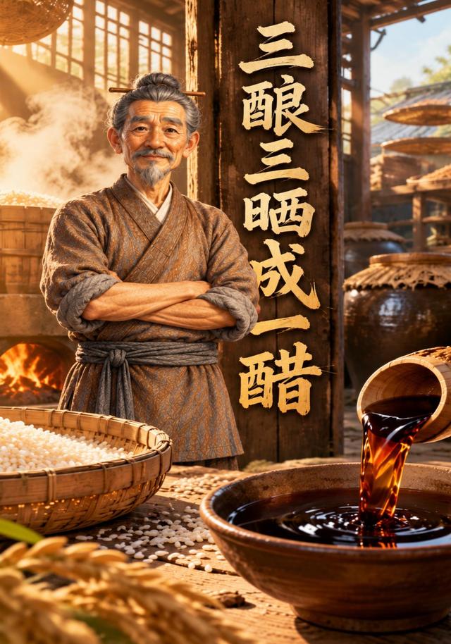 三酿三晒成一醋