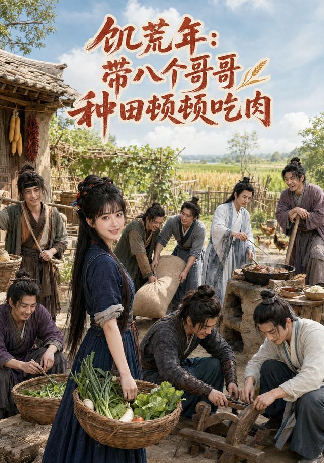 饥荒年：带八个哥哥种田顿顿吃肉
