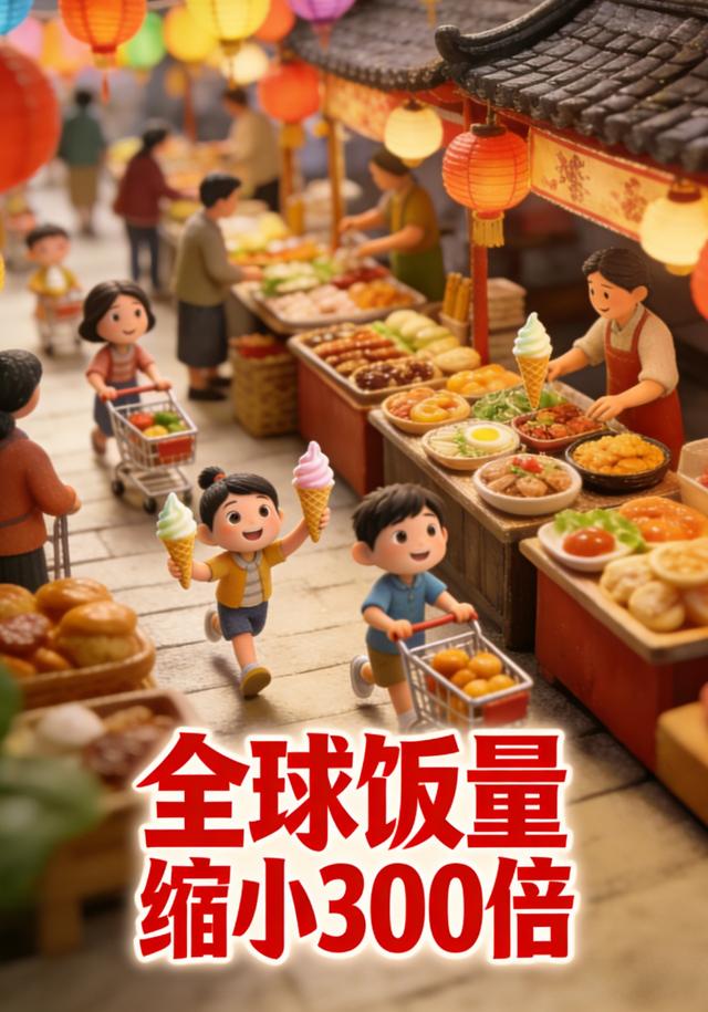 全球饭量缩小300倍