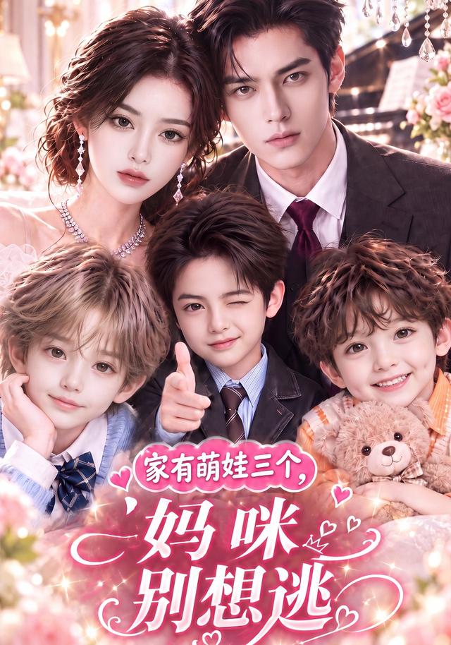 家有萌娃三个，妈咪别想逃