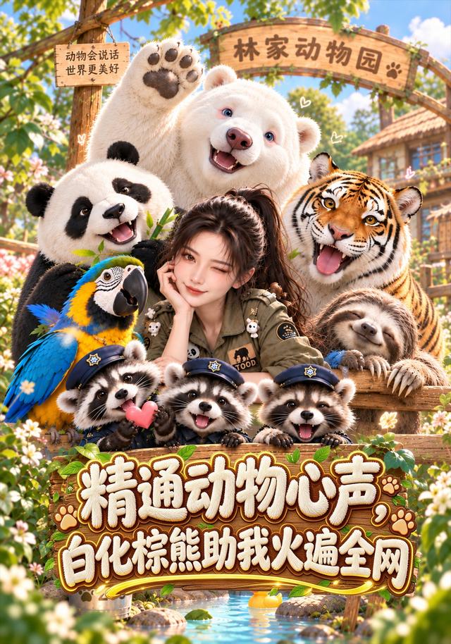 精通动物心声，白化棕熊助我火遍全网
