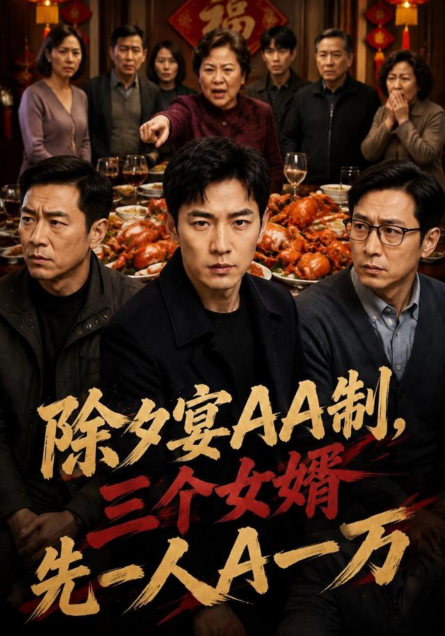除夕宴AA制，三个女婿先一人A一万