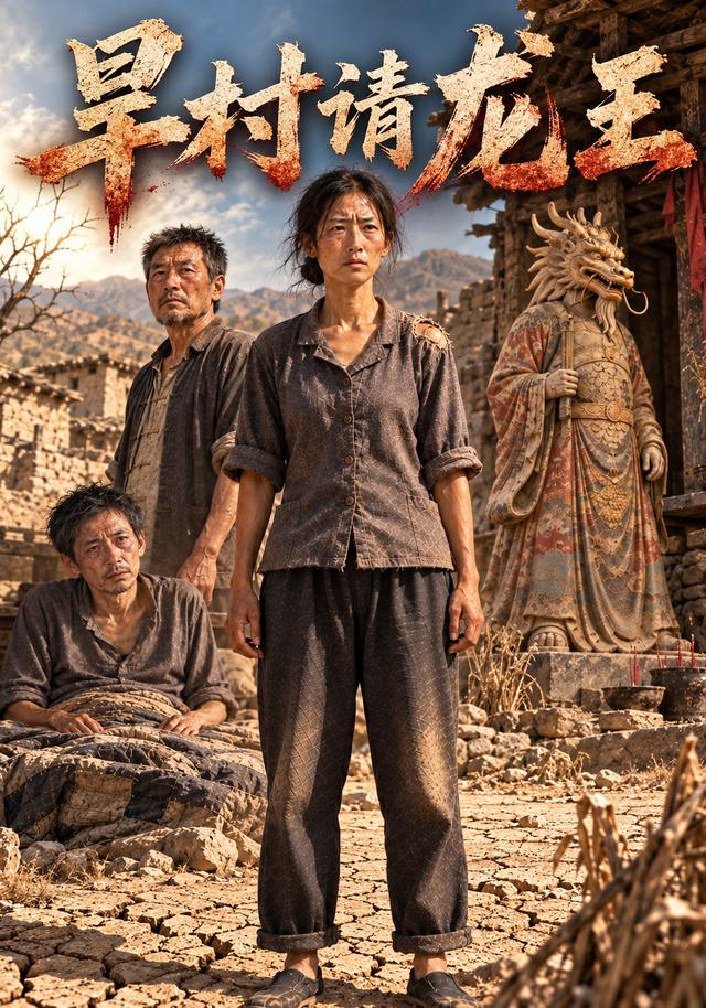 《旱村请龙王》作品海报