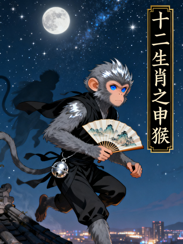 十二生肖之申猴封面图