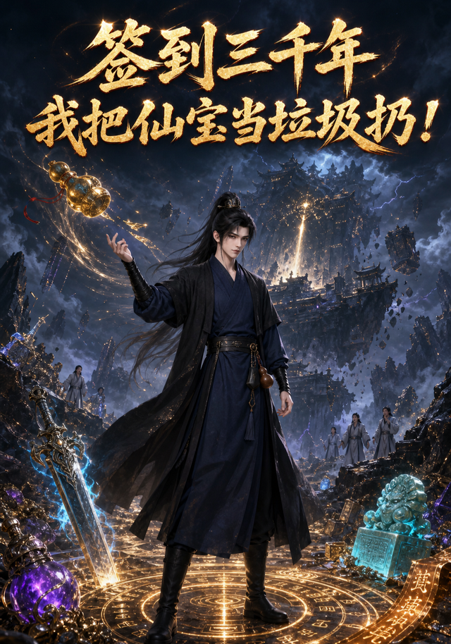 签到三千年，我把仙宝当垃圾扔！ cover