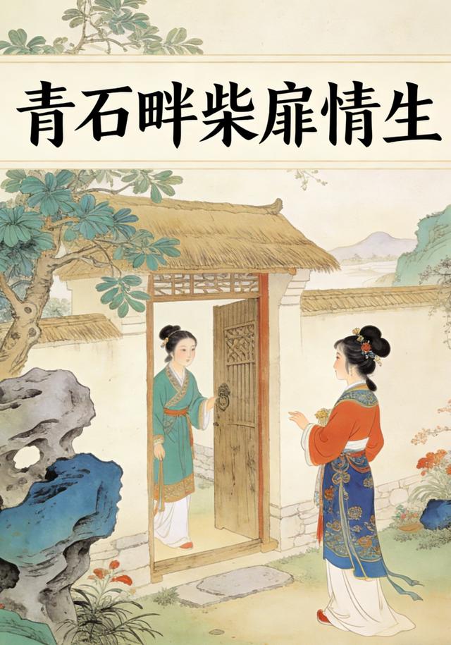 青石畔柴扉情生封面图