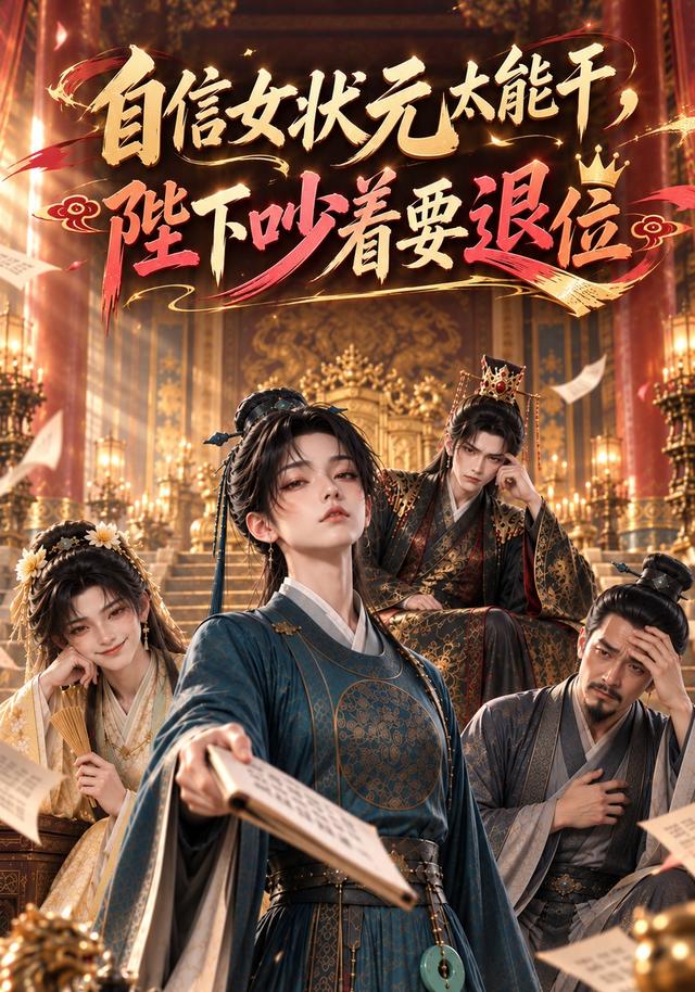 自信女状元太能干，陛下吵着要退位