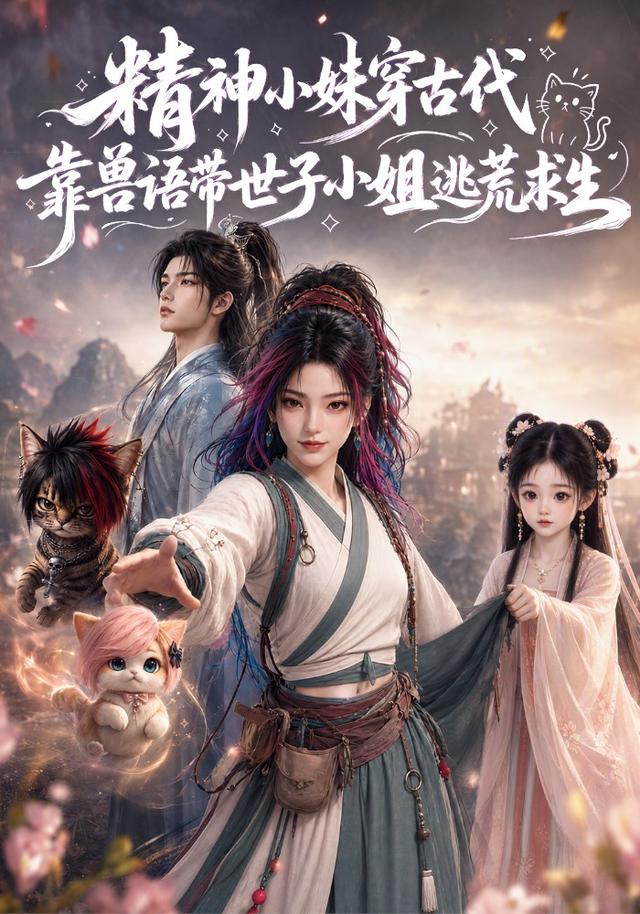 精神小妹穿古代，靠兽语带世子小姐逃荒求生 cover