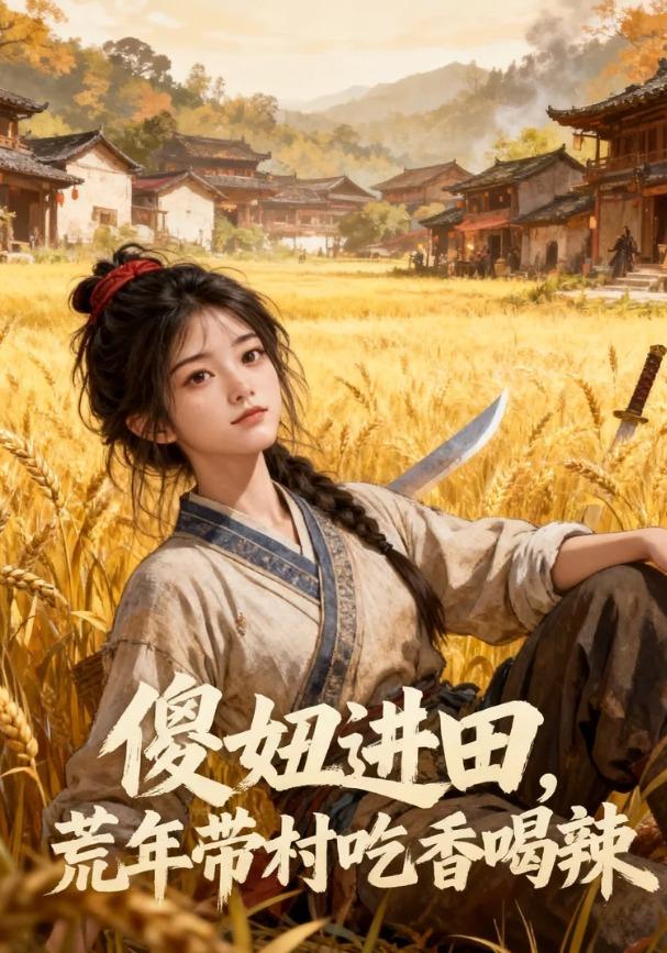 傻妞进田，荒年带村吃香喝辣