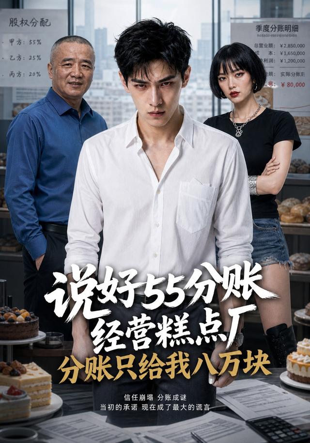 说好55分账经营糕点厂，分账只给我八万块 cover