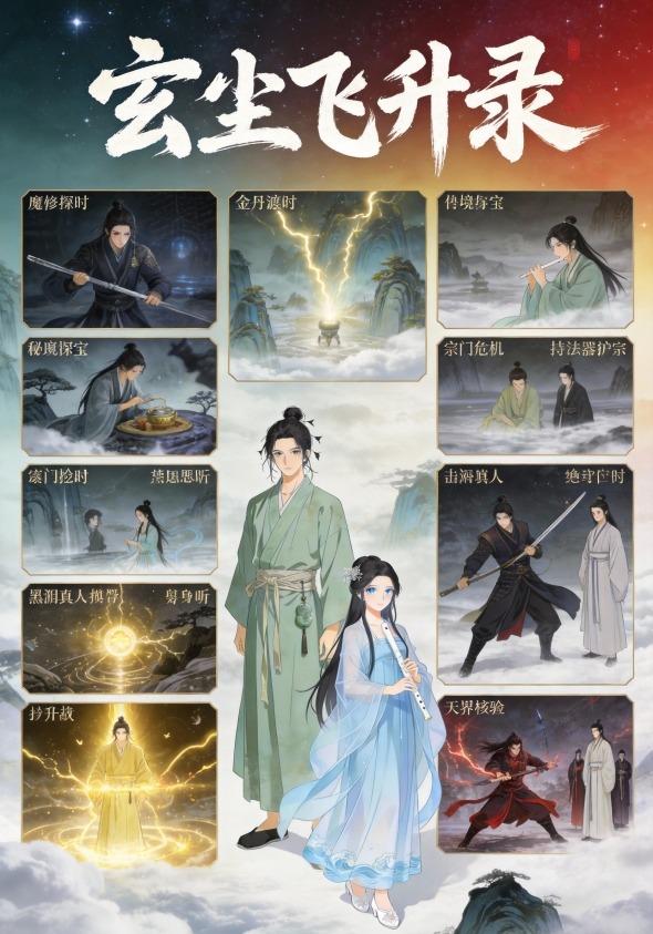 《玄尘飞升录》封面图