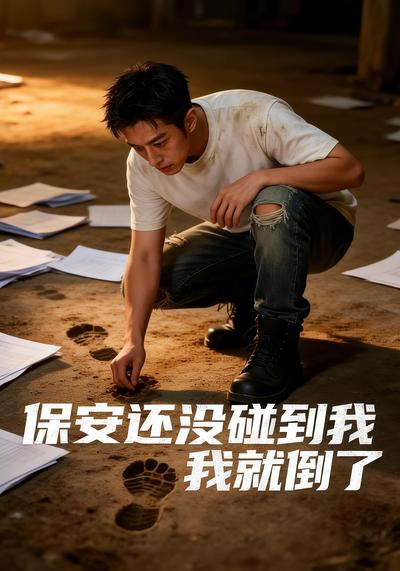 保安还没碰到我，我就倒了