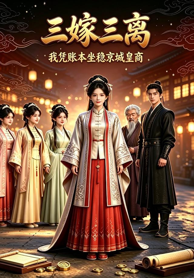 三嫁三离，我凭账本坐稳京城皇商 cover