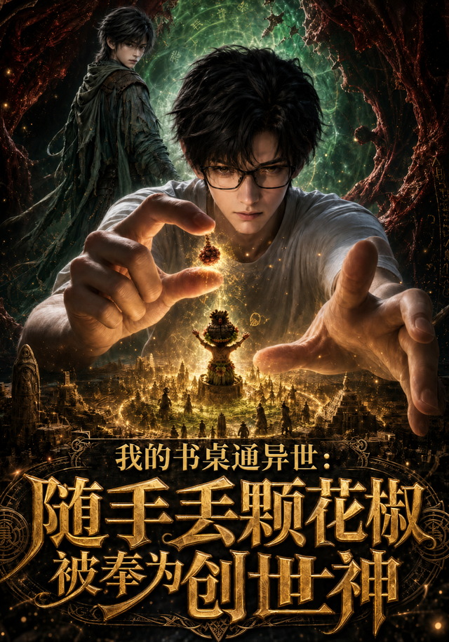 我的书桌通异世：随手丢颗花椒被奉为创世神 cover