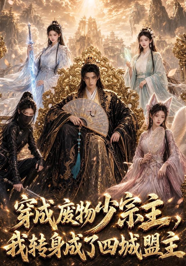 穿成废物少宗主，我转身成了四城盟主 cover
