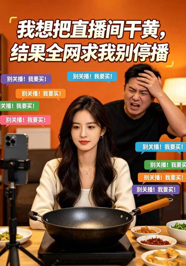 我想把直播间干黄，结果全网求我别停播