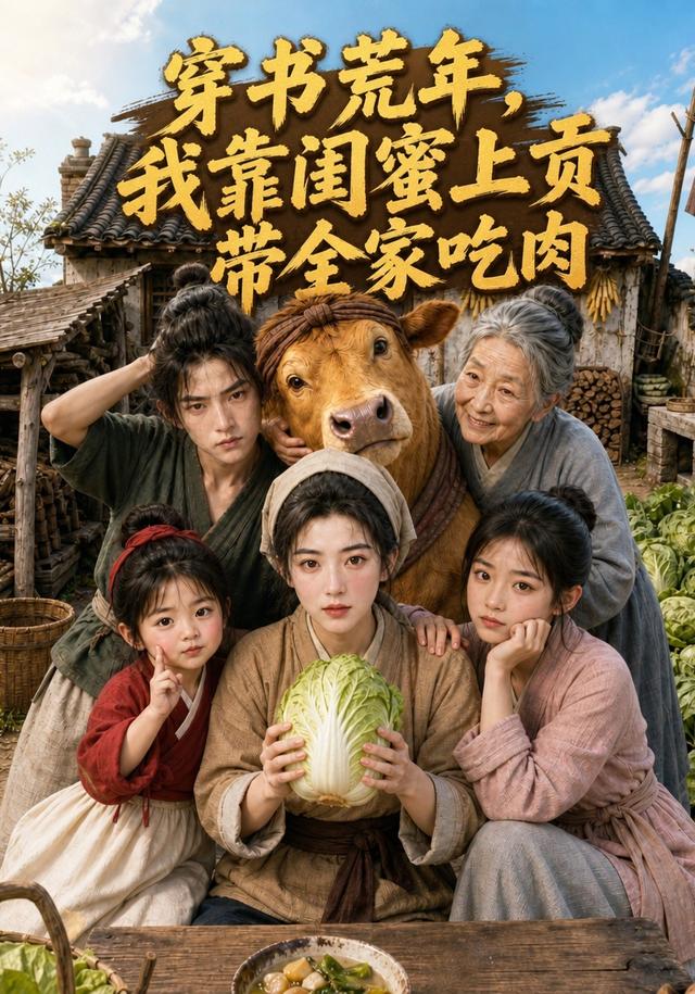 穿书荒年，我靠闺蜜上贡带全家吃肉 cover