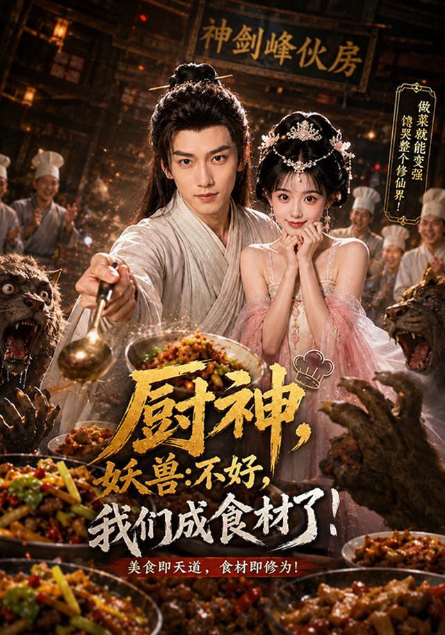 厨神，妖兽：不好，我们成食材了！