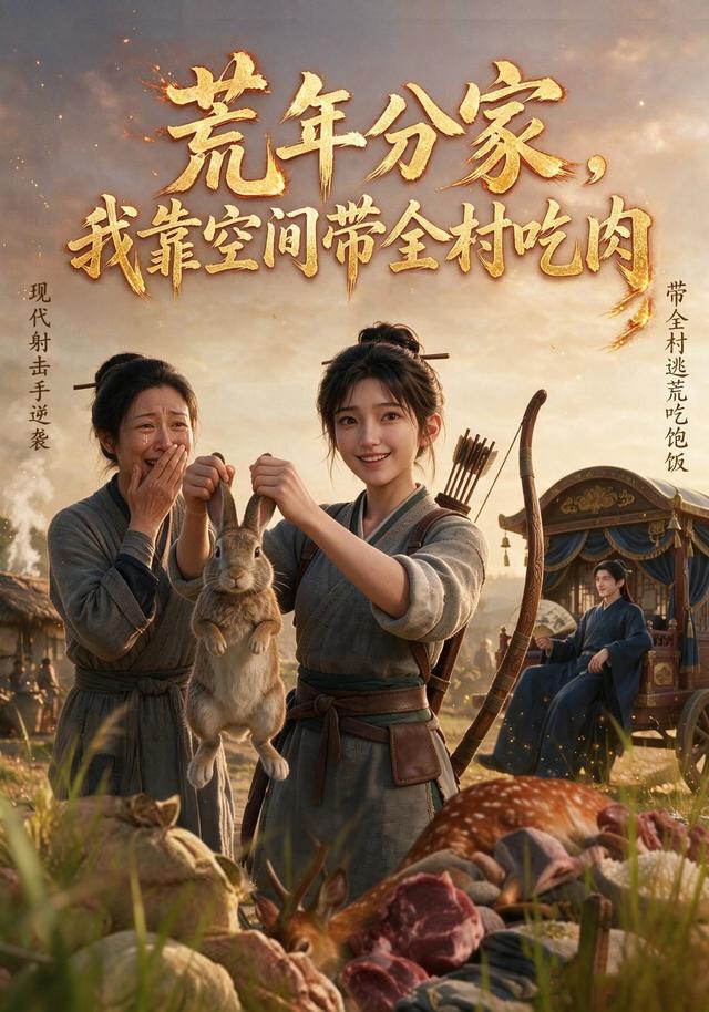 荒年分家，我靠空间带全村吃肉