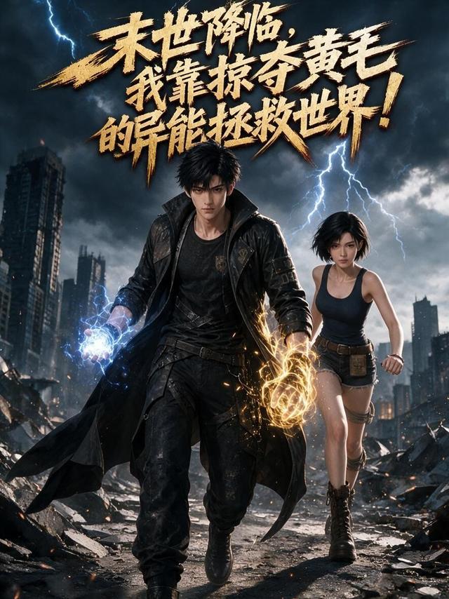 末世降临，我靠掠夺黄毛的异能拯救世界！ cover