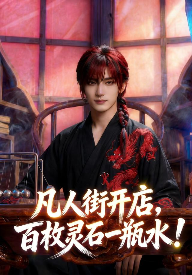凡人街开店，百枚灵石一瓶水！