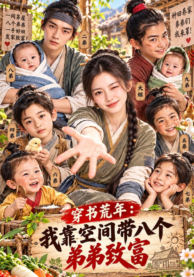 穿书荒年：我靠空间带八个弟弟致富