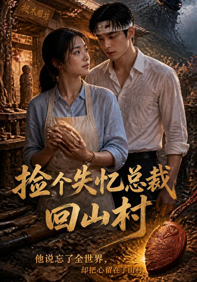 捡个失忆总裁回山村 cover