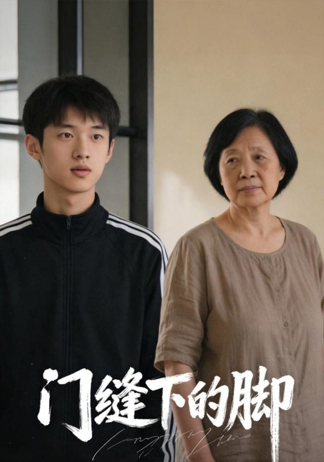 门缝下的脚