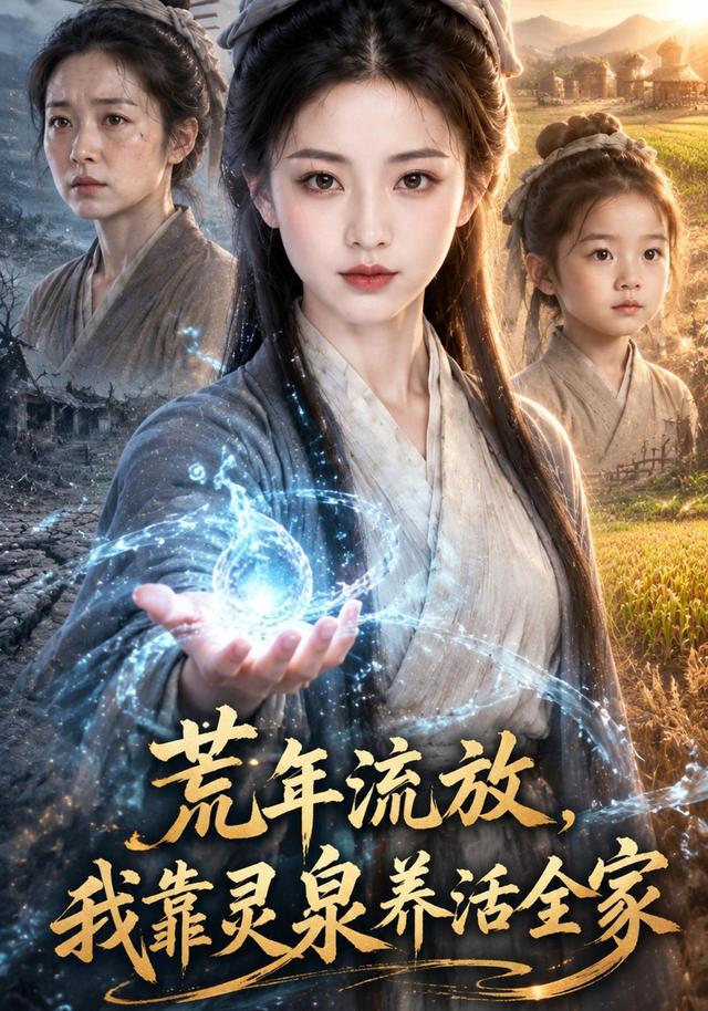 荒年流放，我靠灵泉养活全家