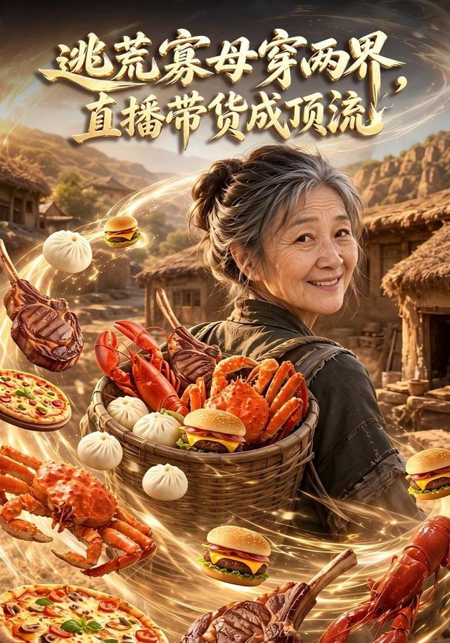逃荒寡母穿两界，直播带货成顶流